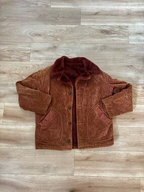 Vintage Brown Corduroy Sherpa Jacket